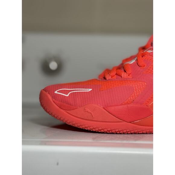 Puma MB.01 LaMelo Ball Red Breast Cancer Awareness Basketball Shoes 6.5 US - Picture 9 of 16